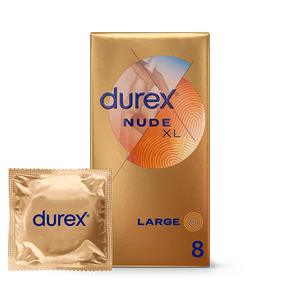 Durex FR Durex Nude XL Sensation Peau contre Peau - 8 préservatifs