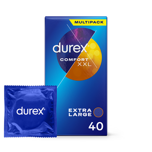 Durex FR  Durex Comfort XXL - 40 préservatifs extra larges