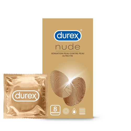 Acheter Durex Nude Sensation Peau contre Peau - 8 préservatifs ...