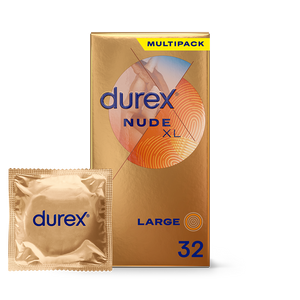 Durex FR Durex Nude XL Sensation Peau contre Peau - 32 préservatifs