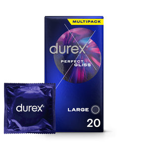 Durex FR Bundles Durex Perfect Gliss Extra Lubrification - 20 préservatifs