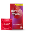Durex FR Condoms Feeling Extra - 16 Préservatifs fins et lubrifiés