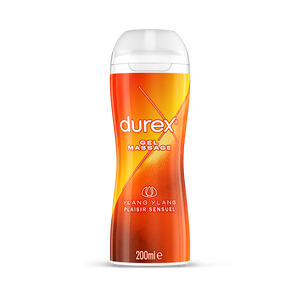 Durex FR Pleasure Gels Play Gel de Massage Sensuel 200 ml - Gel lubrifiant