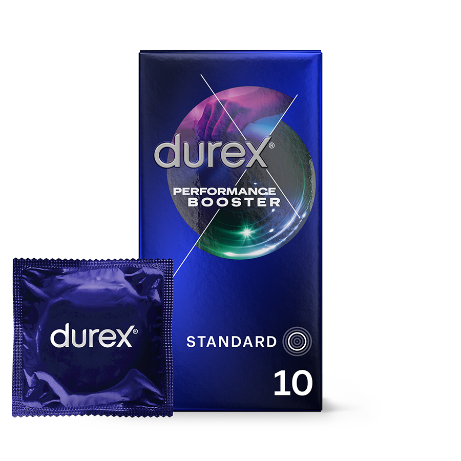 Durex FR Condoms 10 Préservatifs Durex Performance Booster