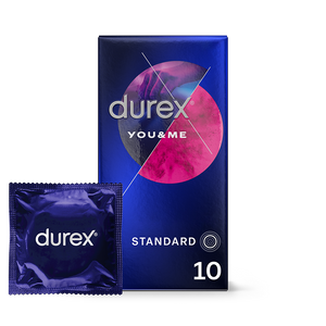 Durex FR Condoms 10 Préservatifs Durex You & Me